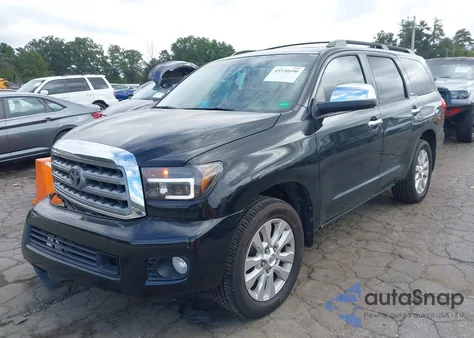 2010 Toyota Sequoia Platinum 5.7L V8 from USA, damaged, VIN 5TDYY5G10AS030492